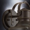 Urban Ambiance Luxury Luxe Industrial Outdoor Wall Light,  10"H x 8-1/2"W,  Olde Bronze Finish, UHP1040 - 4 of 4
