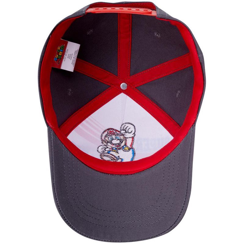 Super Mario Boys Baseball Hat, Kids Baseball Cap for Ages 4-7, 4 of 6