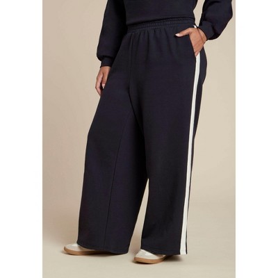 ELOQUII Elements Stripe Detail Sweatpant