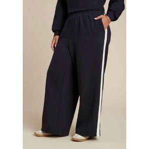 ELOQUII Elements Stripe Detail Sweatpant - 1 of 2