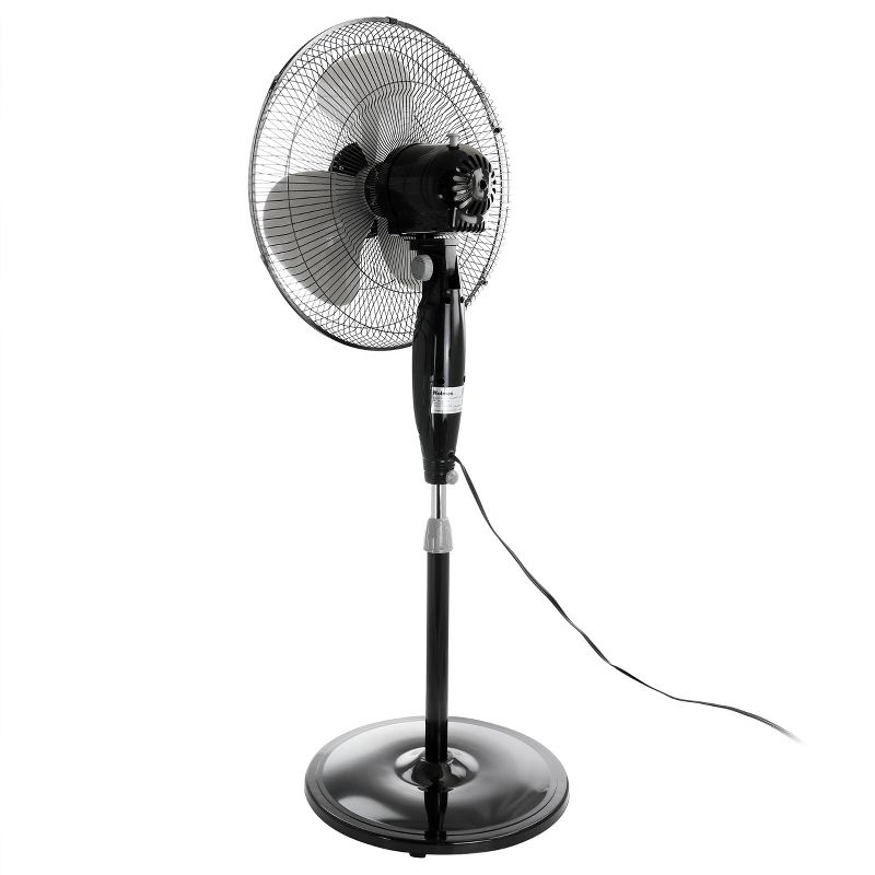 Holmes Oscillating 16 Inch Blade Stand Fan with Metal Grill, 4 of 6