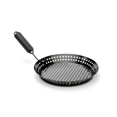 Dual Skillet Shaker Grill Basket Black - Outset : Target