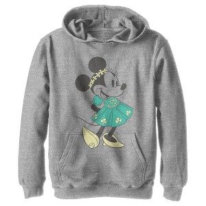 Boy's Disney Flower Girl Minnie Pull Over Hoodie - 1 of 4