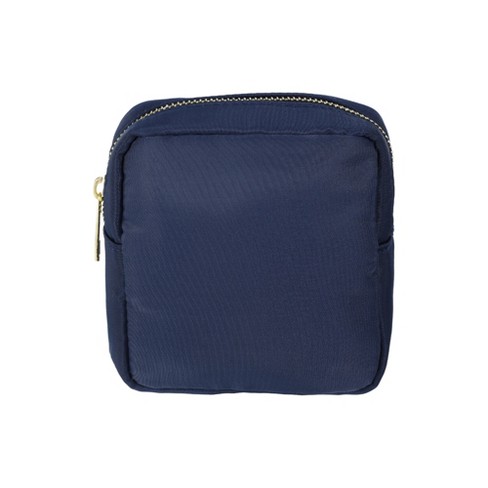 Unique Bargains Women Waterproof Makeup Bag Dark Blue 1 Pc : Target