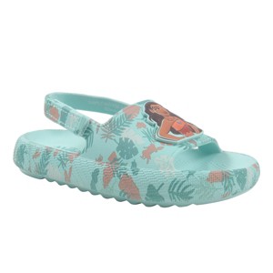 Toddler Girls' Disney Princess Moana Slide Sandals - Green 11T-12T