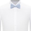 Jacob Alexander Men’s Seersucker Striped Pre-Tied Clip-On Bow Tie - 3 of 4