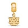 Black Bow Jewelry 14k Yellow Gold Plated Sterling Silver Auburn Tigers NCAA Bead Charm - 3 of 4
