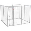 Lucky Dog 10 x 5 x 6" Heavy Duty Outdoor Chain Link Dog House Kennel (2 Pack) - 2 of 4