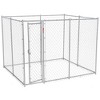 Lucky Dog 10 x 5 x 6" Heavy Duty Outdoor Chain Link Dog House Kennel (2 Pack) - image 2 of 4