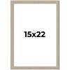 PosterPalooza | 15x22 Thin Barnwood Picture Frame, UV Acrylic, 2 Finishes - Grey and Black - 2 of 4