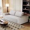 63" Corduroy Loveseat Sofa with Deep Seat Design, Comfy Sofa for Living Room or Bedroom, No Assembly Sofa for Apartment or Office-Koiai - 2 of 4