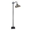 Chloe Lighting Vincent Tiffany-Style 1-Light Mission Reading Floor Lamp 11" - 2 of 4