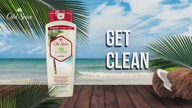 Old Spice Men's Body Wash - Fiji with Palm Tree, 2 of 13, play video