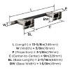 Amerock Esquire Wall Mounted Towel Bar - 4 of 4