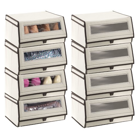 Fabric discount shoe storage