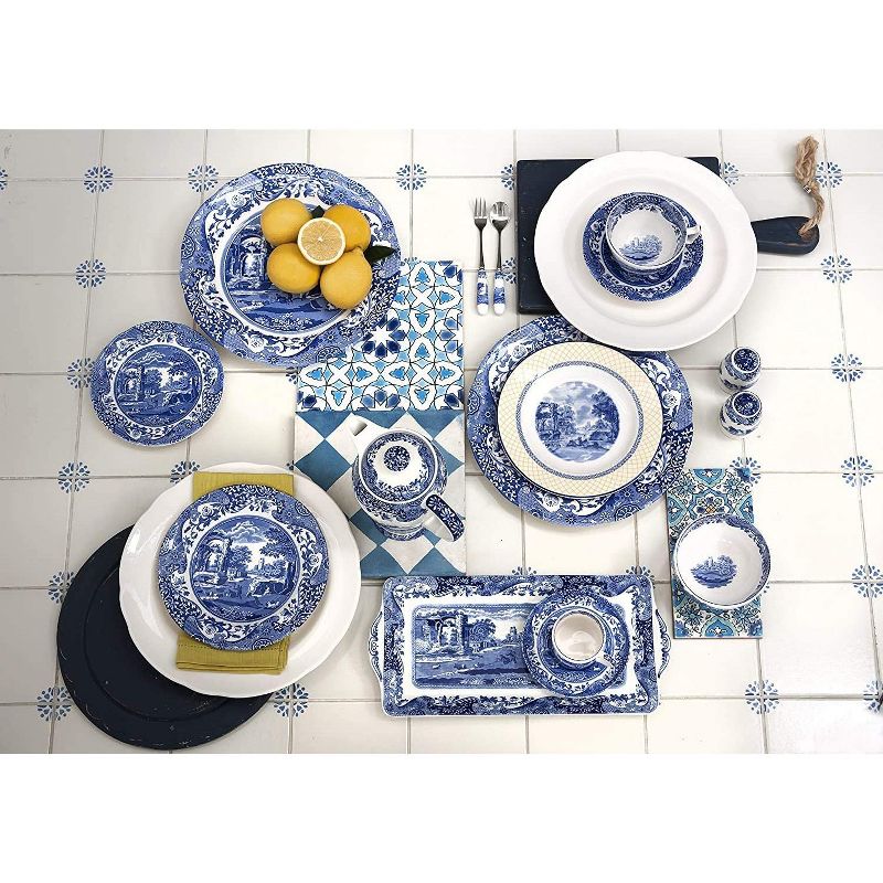 Spode Blue Italian 10.5-inch Dinner Plates, Set of 4, 2 of 9