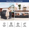 Bean Bag Chair for Adults, Giant Bean Bag Bed with Washable Corduroy Cover, Convertible Bean Bag Chair Bed from Beanbag to Floor Mattress - 4 of 4