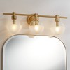 Possini Euro Design Possini Euro Leggio 27" Wide Warm Brass 3-Light Bath Light - 2 of 4