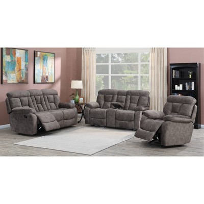 Contemporary Mushroom 40'' Glider Recliner with Memory Foam