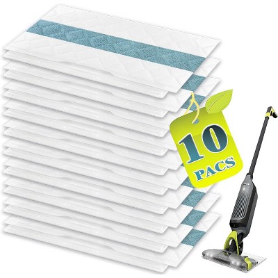 Attop 10 Pack Disposable Hard Floor Pad Refills for Shark VACMOP Pro (VM252,VM251,VM250,VM200,VC205,QM250,VM190) – VMP30, Works on All Sealed Floors
