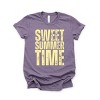Simply Sage Market Sweet Summer Time Block Distressed Short Sleeve Tee - 2 of 4