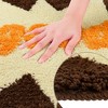 Unique Bargains Funny Letters and Irregular Pattern Non-Slip Absorbent Bathroom Mat - 3 of 4