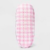 Women's Hello Kitty Keroppi Gingham Plaid Slipper Socks with Grippers - 4 of 4