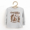 Christmas on the Range - Toddler Long Sleeve Graphic Tee and Youth Long Sleeve Graphic T-Shirt - 2 of 3