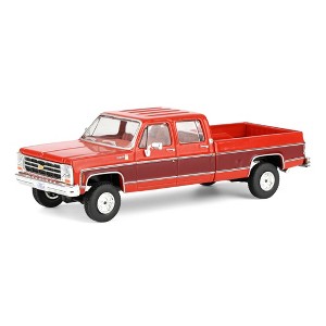 1/64 1979 Chevrolet Scottsdale K20 Carmine Red and Dark Carmine