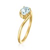 Ross-Simons 0.50 Carat Aquamarine Ring in 14kt Yellow Gold - 3 of 4
