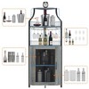 Corner Wine Cabinet with Removable Wine Rack - 3 of 4