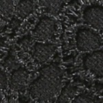 black crochet