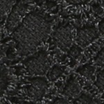 black crochet