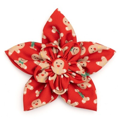 The Worthy Dog Gingerbread Bones Flower Accessory