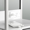 Emma and Oliver Nightstand with 3 Fabric Drawers, Charging Station with 2 USB Ports/Power Outlet, Engineered Wood Top, Wood Handles, Metal Frame - 4 of 4