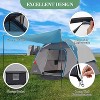 Acekool Camping Tent, Easy Setup 4-6 Person Family Tent, Waterproof, Lightweight, Spacious, Portable Shelter for Outdoor Adventures, Travel - 3 of 4