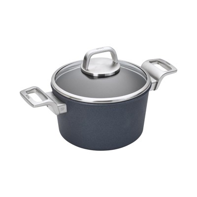 Woll, Diamond LITE PRO, Stockpot w/Lid, 3.2 qt. 8" dia. Gray