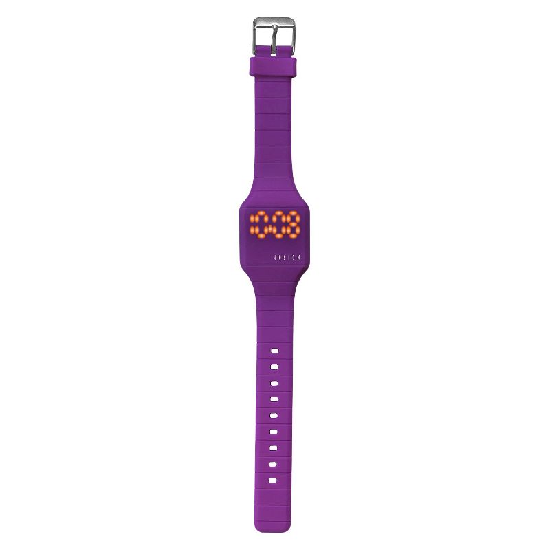 Girls' Fusion Hidden LED Digital Watch - Purple, 4 of 5