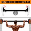 Pull Up Bar for Doorways, Chin Up Bar with Level Meter and Adjustable Width for Strength Training,No Screws Required, Weight Capacity 440 LBS - 2 of 4