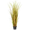 Vickerman Artificial Grass Plant Brown: PVC Faux Foliage, Sheltered Outdoor & Indoor Decor, 48" Tall - 3 of 4