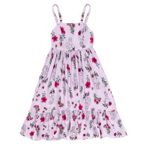 Disney Girls Smocked Maxi Dress Toddler - 1 of 4