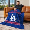 2025 World Series Championship Los Angeles Dodgers Five Tool Silk Touch Throw Blanket 50x60 inches - 3 of 4