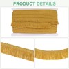 Unique Bargains Polyester Boho Durable Multipurpose Tassel Fringe Trim 27 Yards 1 Inch 1 Pc - 2 of 4