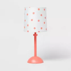 Polka Dot Accent Lamp (Light Bulbs Not Included) Orange - Pillowfort™