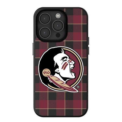 Keyscaper NCAA Plaid MagSafe Compatible Cell Phone Case for iPhone 15 Plus