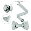 Allegra K Men's Business Causal Matching Pocket Squares Pre-Tied Bow Tie Sets - 2 of 4