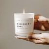 Sweet Water Decor Lavender and Sage 11oz White Jar Soy Candle - image 2 of 4