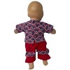 Doll Clothes Superstore Handmade Rainbow Print Shorts For 14-16 Inch Baby Dolls - 4 of 4