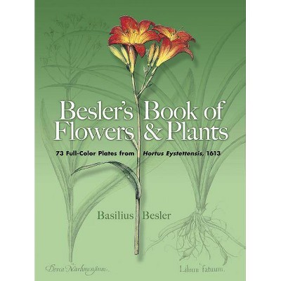 Besler's Book of Flowers and Plants - (Dover Pictorial Archives) by  Basilius Besler (Paperback)