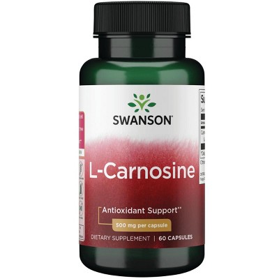 Swanson L-Carnosine 500 mg 60 Capsules.
